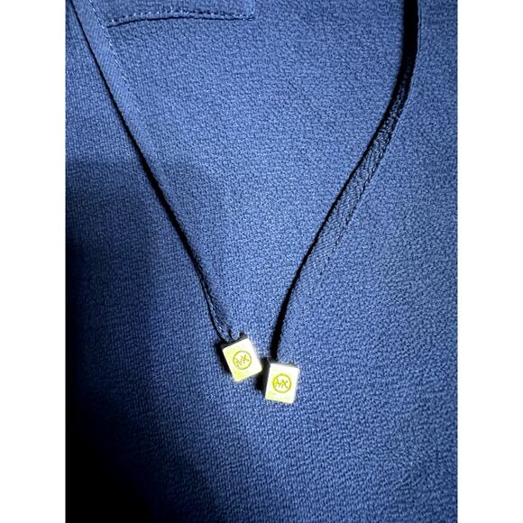 Michael Kors Blue Flowy Work Tank Size XL - Picture 3 of 9